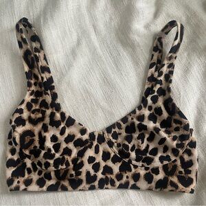 Victoria’s secret balconette cheetah print bralette